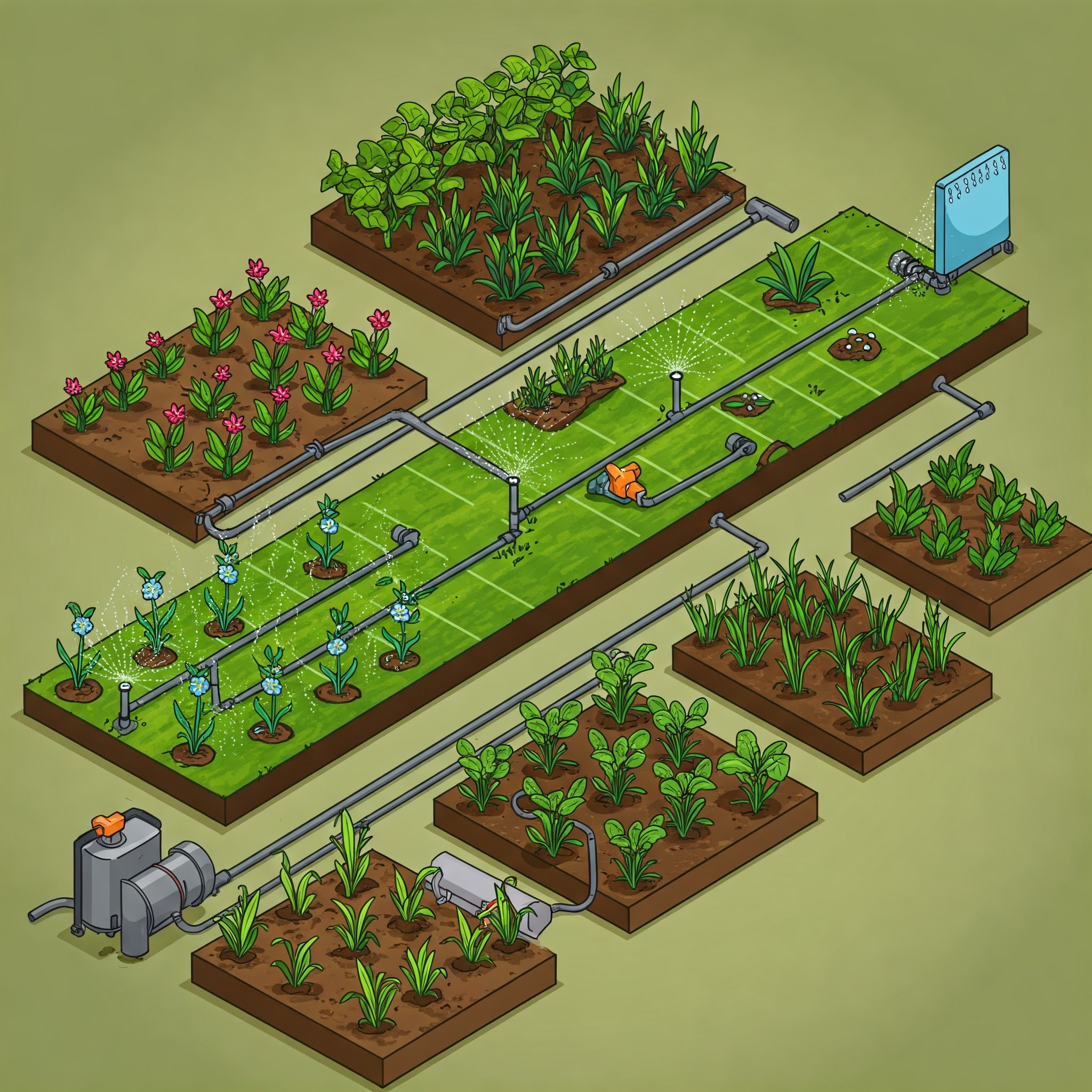 Customized Zones for Different Plants: